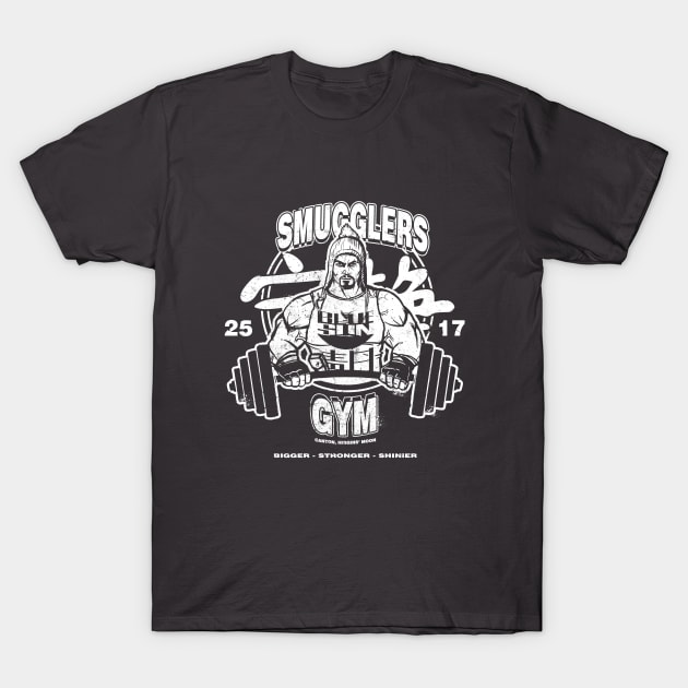 Smugglers Gym T-Shirt by AndreusD